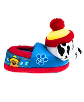 Nickelodeon Little Boys Paw Patrol Marshall and Chase Dual Sizes Slippers