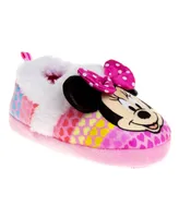 Disney Little Girls Minnie Mouse Colors of Love Dual Sizes Slippers