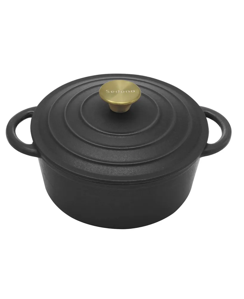 Sedona Kitchen Enamel Cast Iron 3 Quart Dutch Oven with Lid