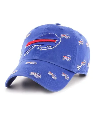 Men's and Women's '47 Brand Royal Buffalo Bills Confetti Clean Up Adjustable Hat