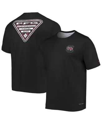 Men's Columbia Black South Carolina Gamecocks Terminal Tackle Omni-Shade T-shirt