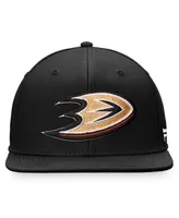 Men's Fanatics Black Anaheim Ducks Core Primary Logo Fitted Hat