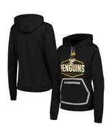 Women's adidas Black Pittsburgh Penguins Team Pullover Hoodie