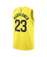 Men's and Women's Nike Lauri Markkanen Gold Utah Jazz Swingman Jersey - Association Edition