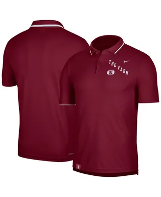 Men's Nike Cardinal Stanford Wordmark Performance Polo Shirt