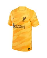 Men's Nike Yellow, Orange Liverpool 2023/24 Goalkeeper Replica Stadium Jersey