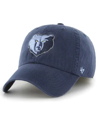 Men's '47 Brand Navy Memphis Grizzlies Classic Franchise Fitted Hat