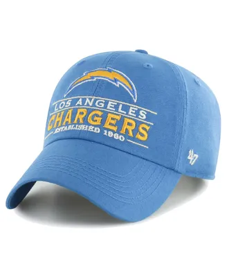 Men's '47 Brand Powder Blue Los Angeles Chargers Vernon Clean Up Adjustable Hat