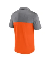 Men's Fanatics Orange, Gray Oregon State Beavers Polo Shirt
