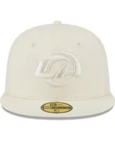 Men's New Era Cream Los Angeles Rams Color Pack 59FIFTY Fitted Hat