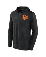 Men's Fanatics Black Clemson Tigers Camo Hoodie Long Sleeve T-shirt