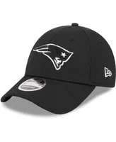 Men's New Era Black New England Patriots Main B-Dub 9FORTY Adjustable Hat