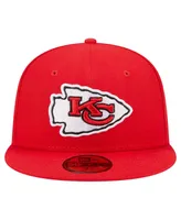 Men's New Era Red Kansas City Chiefs Main 59FIFTY Fitted Hat