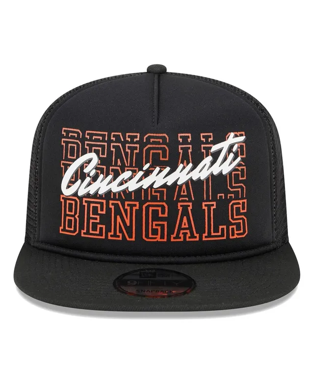 Men's New Era Black Cincinnati Bengals Instant Replay 9FIFTY