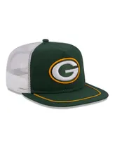 Men's New Era Green, White Green Bay Packers Original Classic Golfer Adjustable Hat