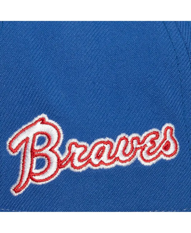 Men's Mitchell & Ness Cream Atlanta Braves Cooperstown Collection