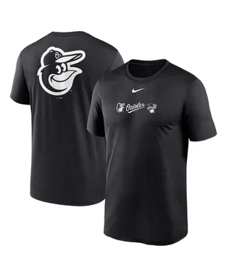 Men's Nike Black Baltimore Orioles Fashion Over Shoulder Logo Legend T-shirt