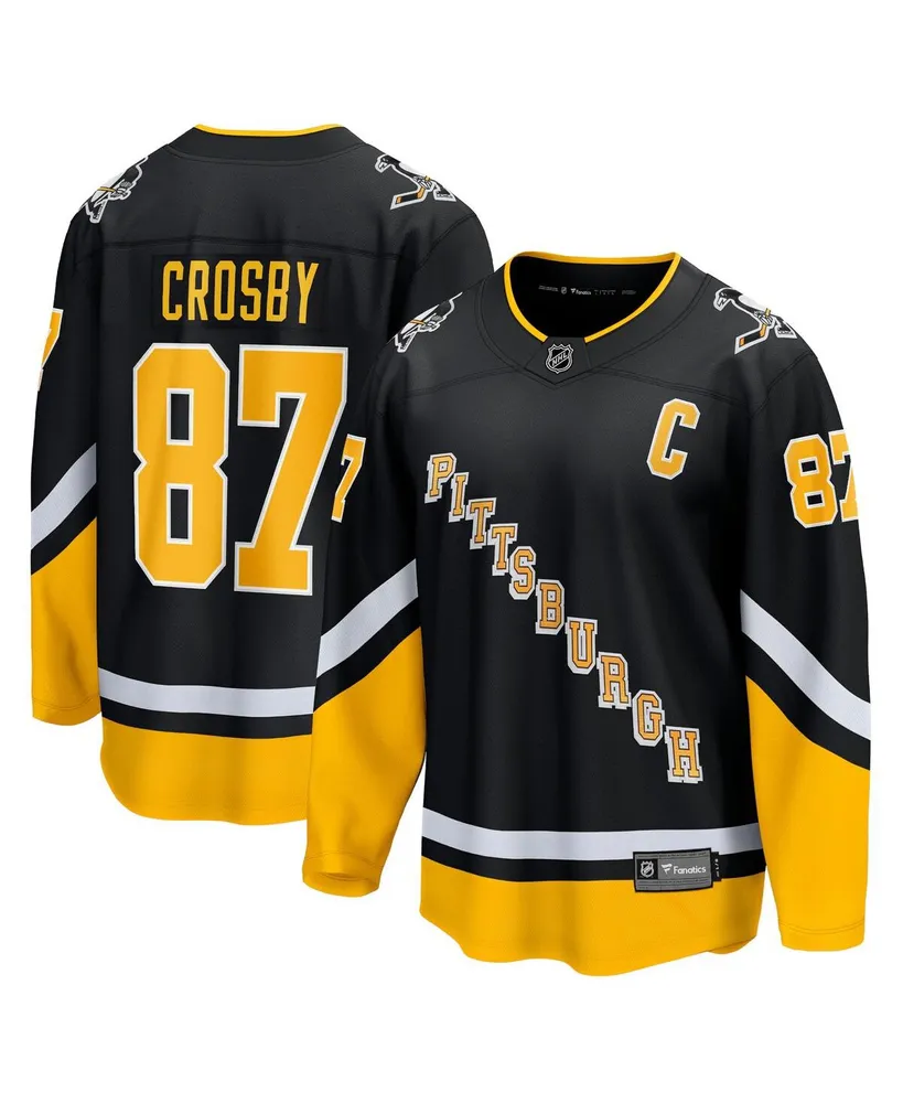 Sidney Crosby Pittsburgh Penguins Youth Premier Player Jersey - Black