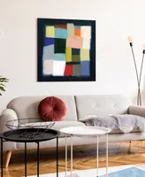 Empire Art Direct "Chromatic Cube Ii" Frameless Free Floating Reverse Printed Tempered Glass Wall Art, 38" x 38" x 0.2" - Multi