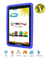Linsay New 7" Kids Wi-Fi Tablet 64GB Android 13 Bundle with 1.5 Kids Smart Watch Selfie Camera