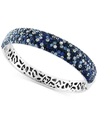 Effy Multi-Sapphire Ombre Bangle Bracelet (13-1/3 ct. t.w.) in Sterling Silver