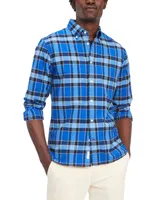 Tommy Hilfiger Men's Regular-Fit Bold Check Button-Down Oxford Shirt