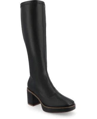 Journee Collection Women's Alondra Wide Width Platform Boots