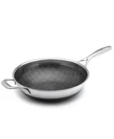 Livwell DiamondClad Stainless Steel Aluminum Core 12" Hybrid Wok