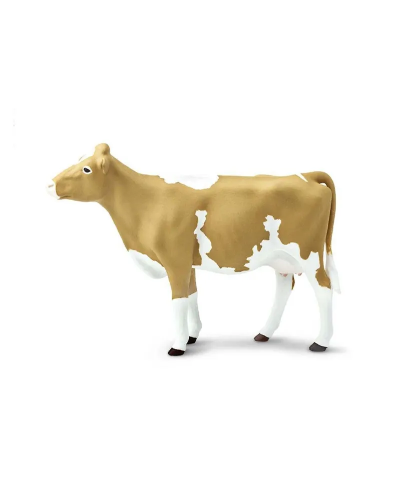 Safari Ltd Guernsey Cow Wild Safari Farm Figure