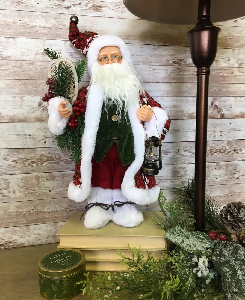 Santa's Workshop 15" Woven Claus Figurine