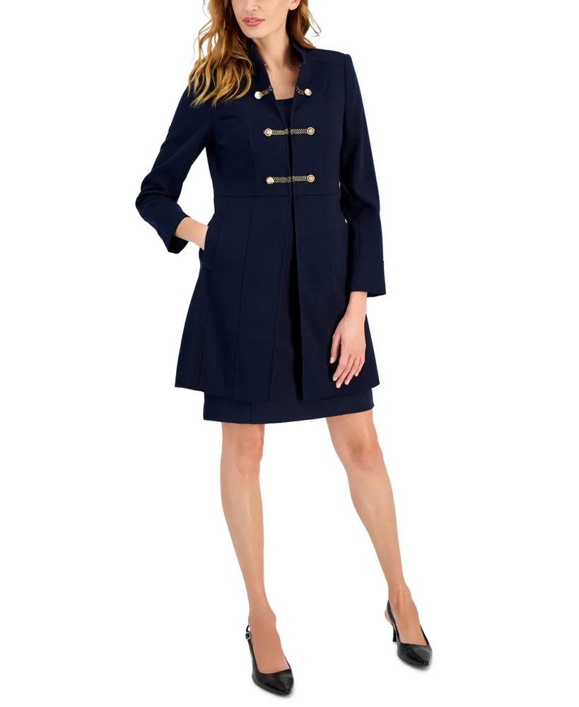 Tahari ASL Petite Envelope-Collar Jacket & Dress Suit - Macy's