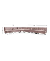 Closeout! Kathya 197" 6-Pc. Fabric Modular Sectional, Created for Macy's