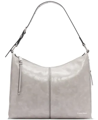 Calvin Klein Max Top Zipper Shoulder Bag with Adjustable Straps