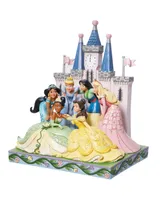 Jim Shore Princess Group in Front of Castle Figurine