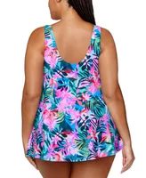 Raisins Curve Trendy Plus Lucia Tummy-Control Swimdress