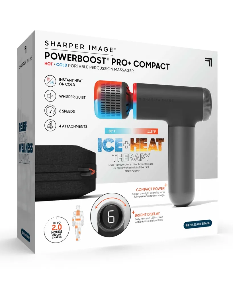 Sharper Image Powerboost Pro+ Compact Hot & Cold Percussion Massager