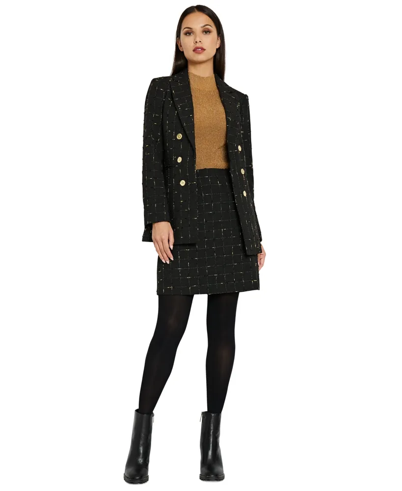 Tahari ASL, Jackets & Coats, Tahari Asl Womens Petites Peplum Business  Tweed Jacket Size P