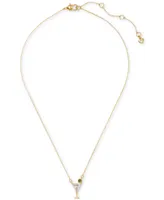 kate spade new york Gold-Tone Shaken or Stirred Mini Pendant Necklace, 16" + 3" extender