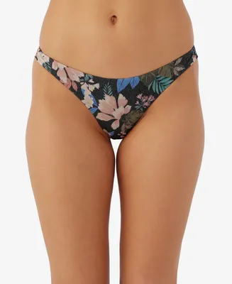 O'Neill Juniors' Matira Printed Tropical Cheeky Hermosa Bikini Bottoms