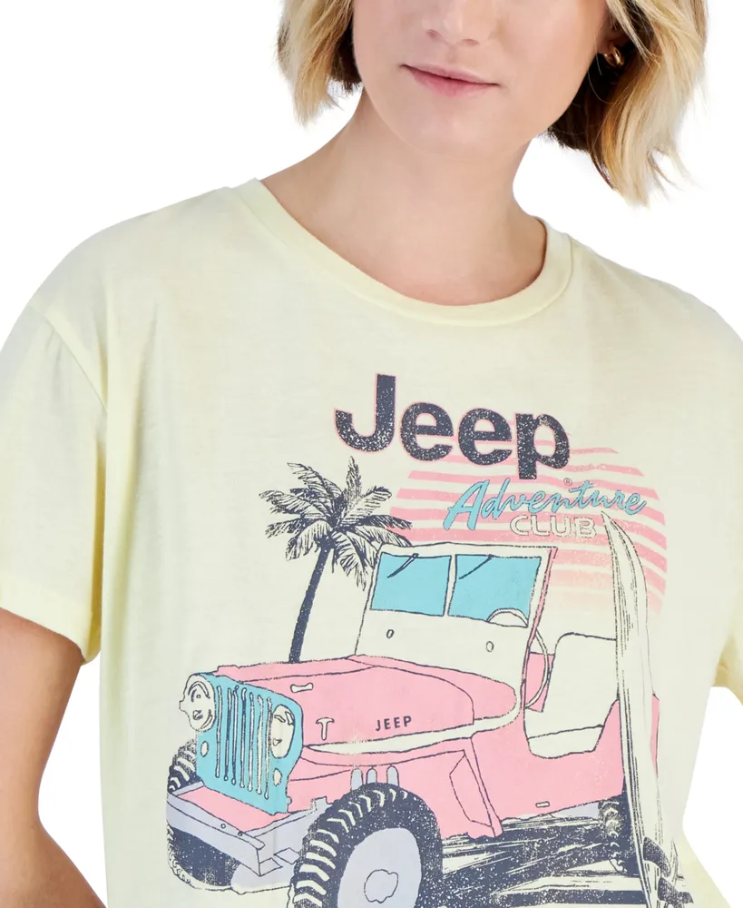 Grayson Threads, The Label Juniors' Jeep Short-Sleeve Graphic T-Shirt