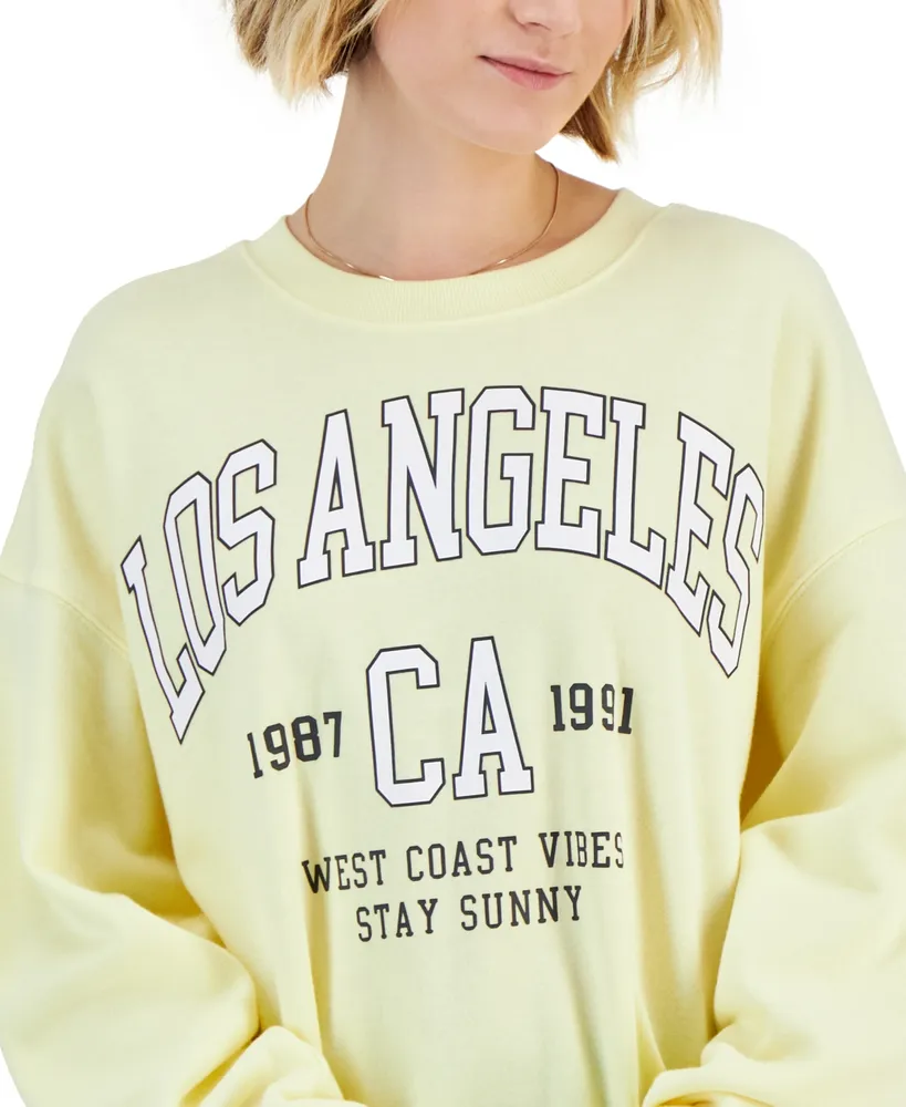 Grayson Threads, The Label Juniors' Los Angeles Long-Sleeve Sweatshirt