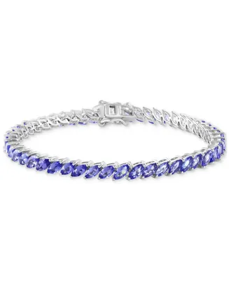 Effy Tanzanite Marquise Tennis Bracelet (12-1/3 ct. t.w.) in Sterling Silver