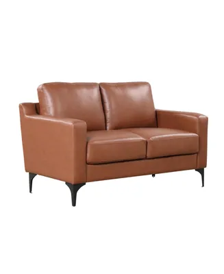 Serta 56" Faux Leather Francis Loveseat