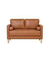 Lifestyle Solutions 52" Faux Leather Morris Loveseat