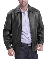 Bgsd Men's Men Derrick Leather Bomber Jacket