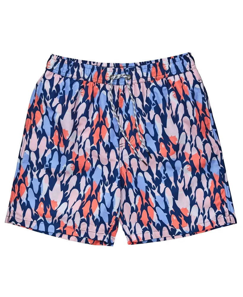 Snapper Rock Men's Fish Frenzy Volley Board Shorts