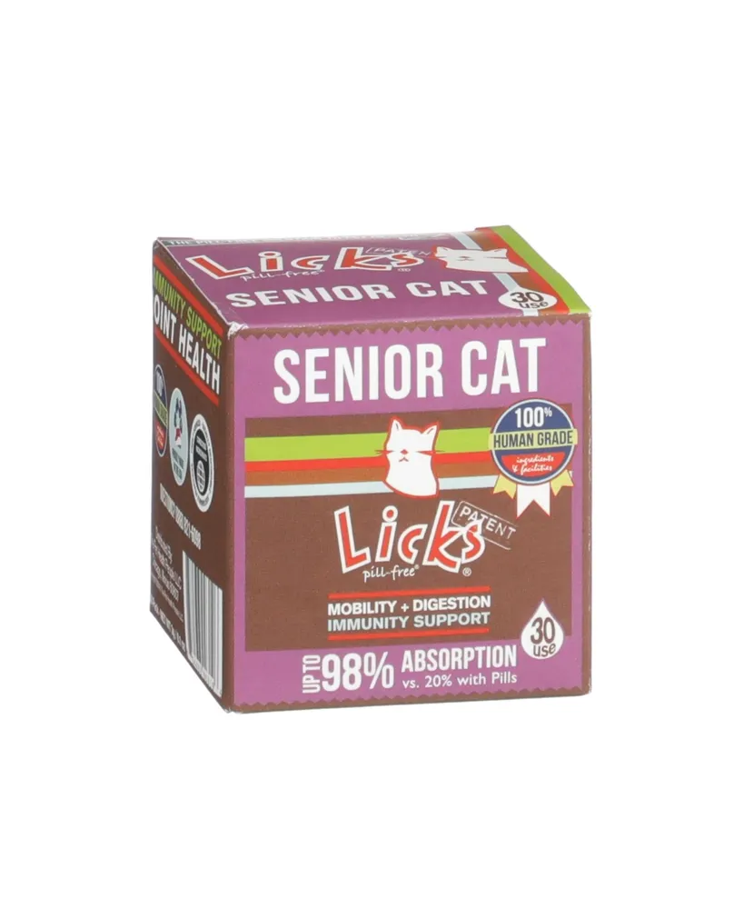 Licks Pill Free Licks Pill-Free Senior Cat - Joint Support & Digestion Supplement for Senior Cats