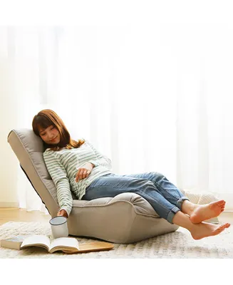 Simplie Fun Single Sofa Reclining Chair Japanese Chair Lazy Sofa Tatami Balcony Reclining Chair Leisure