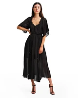 Belle & Bloom Women's Amour Amour Ruffled Midi Dress