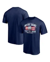 Men's Fanatics Navy Notre Dame Fighting Irish Americana T-shirt